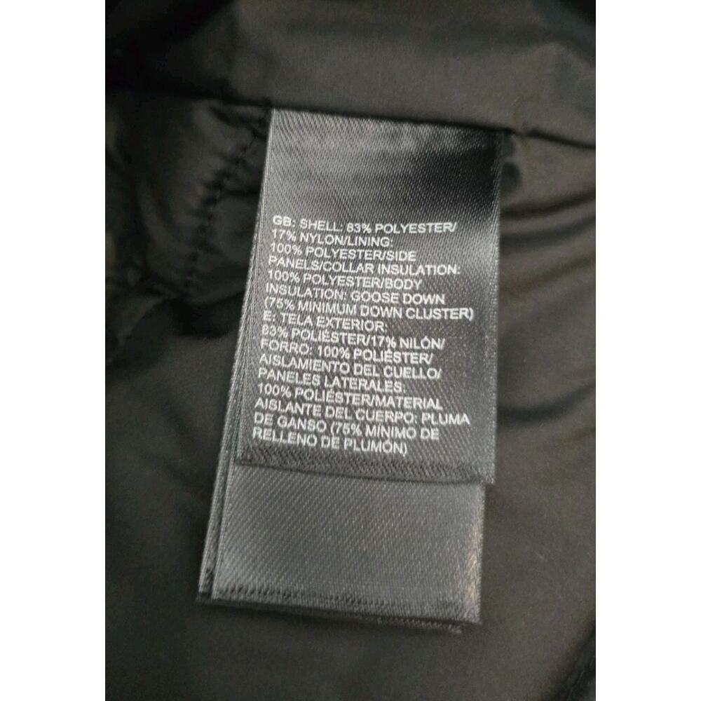 The North Face Vest Womens XL Black 550 Down Quilted Puffer Zip Insulated - Picture 6 of 6